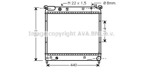 AVA QUALITY COOLING Radiators, Motora dzesēšanas sistēma SZ2036